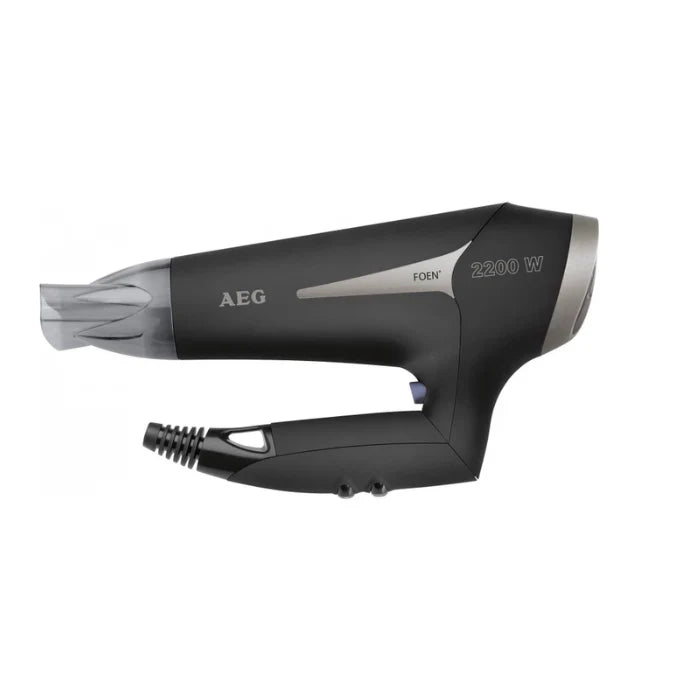 AEG Ionic Hair Dryer HT 5684 – 1800–2200W, 3 Heat Settings, 360° Nozzle & Folding Handle | Cool Shot