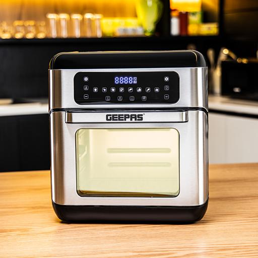 Geepas Digital Air Fryer Oven 10L 1500W 9-in-1