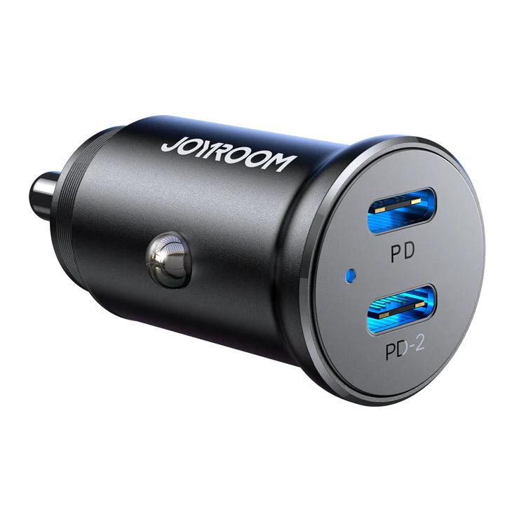 Joyroom C+C 30W mini Metal Car Charger