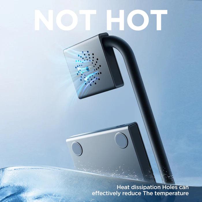 شاحن لاسلكي جوي روم 2 في 1 قابل للطي