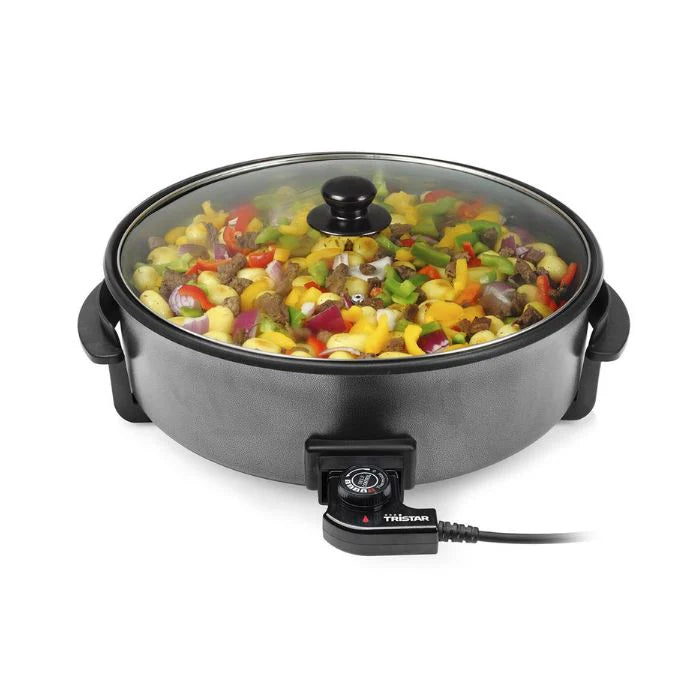 Tristar PZ-9145 Electric Pan XXL - Multifunctional Grill Pan 40cm with Divider