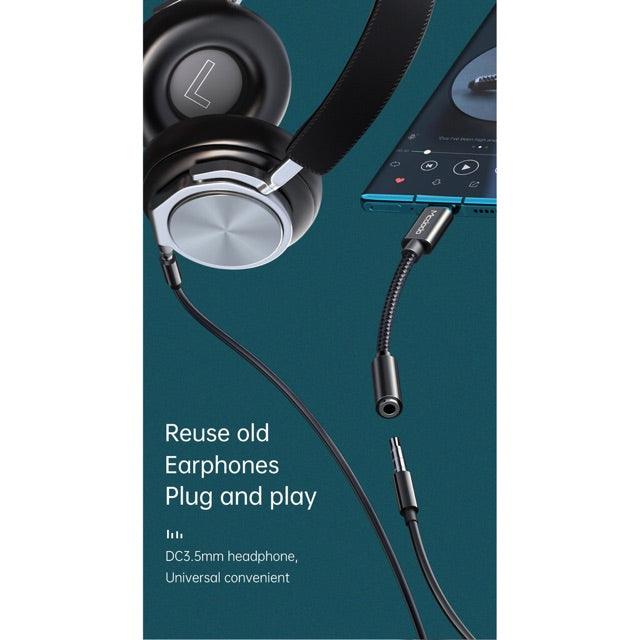 Mcdodo Type C to DC 3.5 mm Audio Adapter - Black