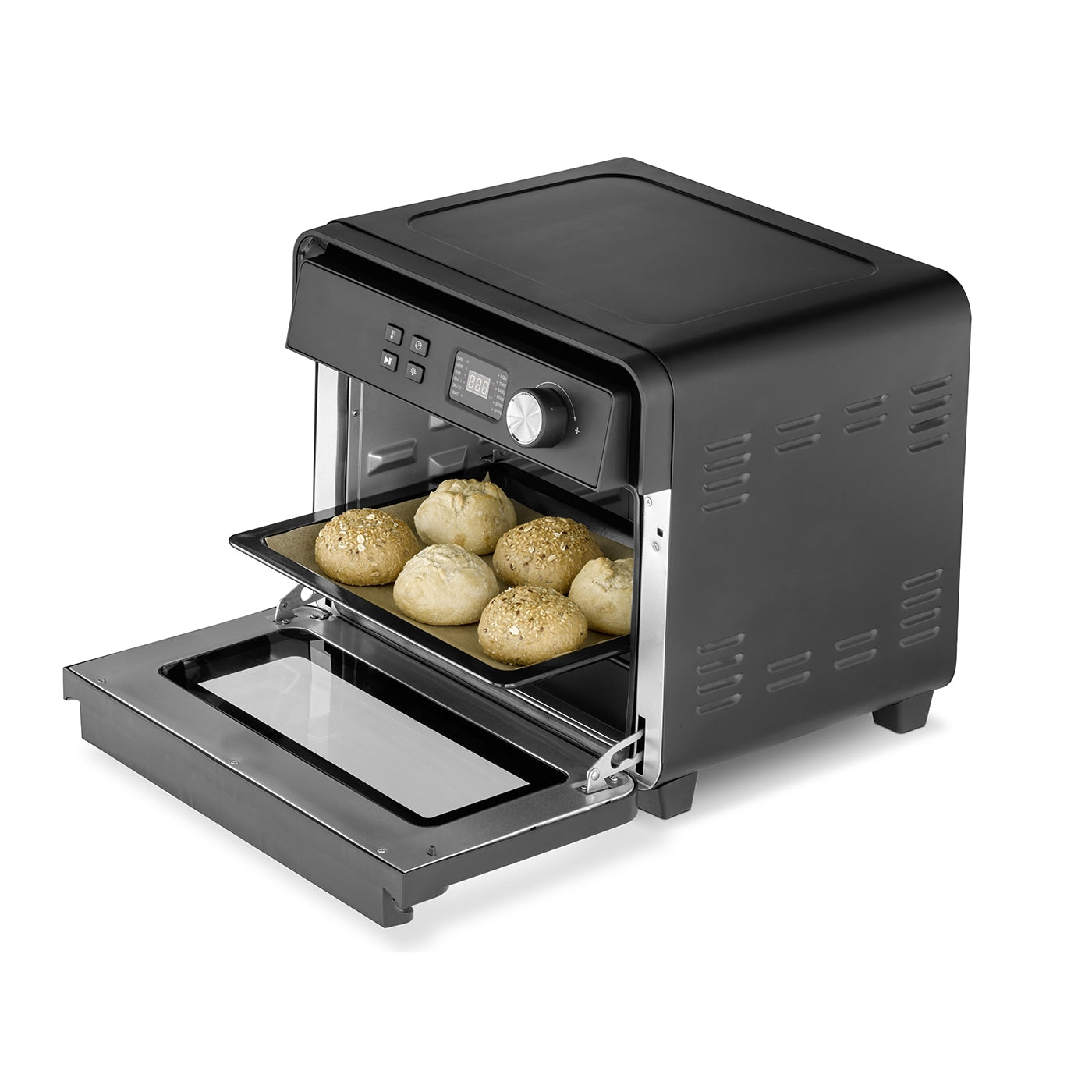 مقلاة الهواء الساخن مع مؤقت 1700 واط من كاسو - أسود