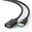 يوجرين كابل توسيع USB 3.0 ذكر 3م (أسود) 30127