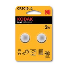 Kodak Lithium Button Cell Batteries 2016 Pack Of 2