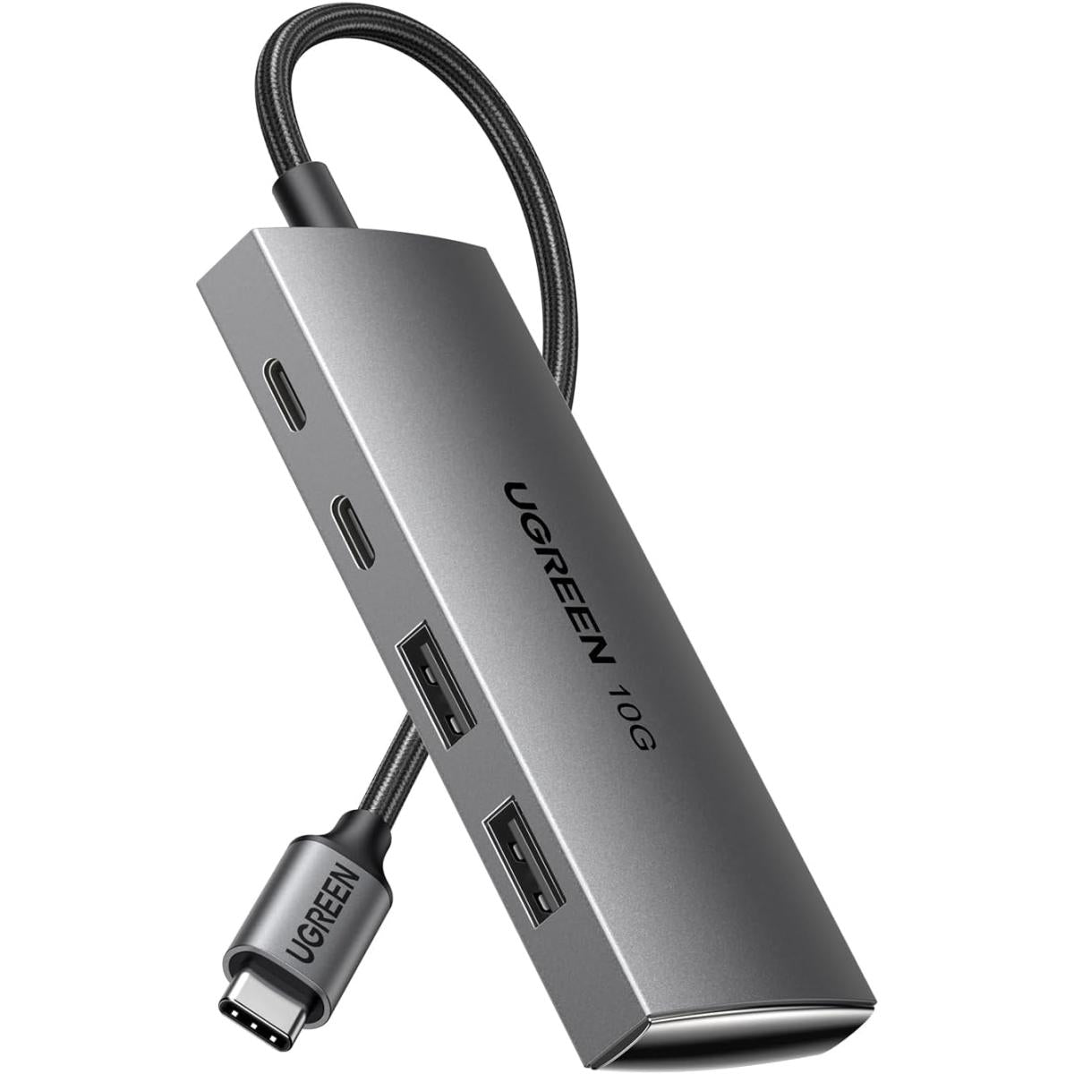 UGREEN USB-C Hub 10Gbps - 2 USB-C & 2 USB-A, Fast Data Transfer