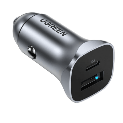 UGREEN Dual USB Car Charger (Space Gray)