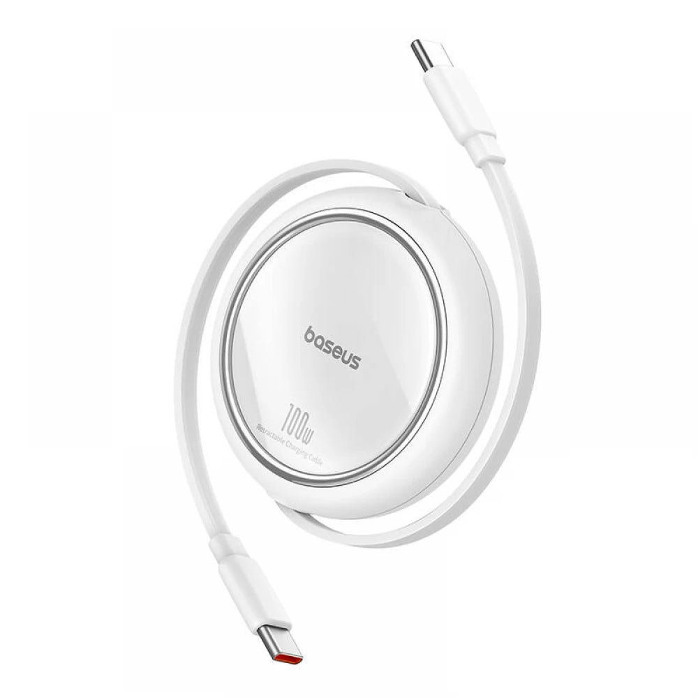 Baseus 100W Retractable Type C to Type C Fast Charging Data Cable 1M