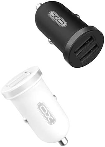 XO TZ08 Mini car car charger set Micro 2.1A - Black