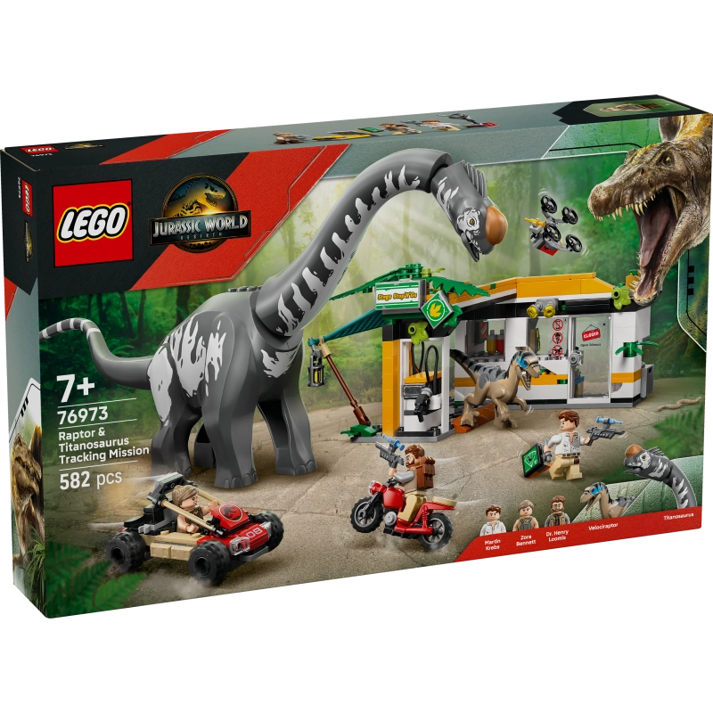 LEGO Jurassic World مهمة تتبع الديناصورات 76973