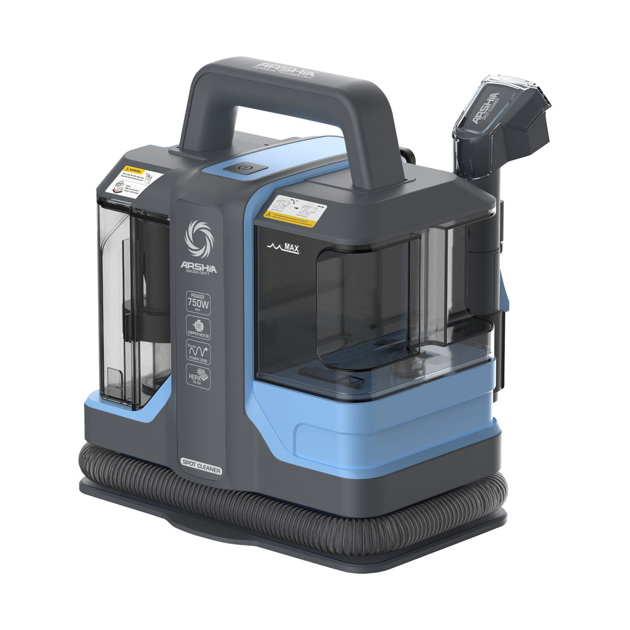 منظف البقع من أرشيا - قوة 1000 واط وخزان مياه مزدوج