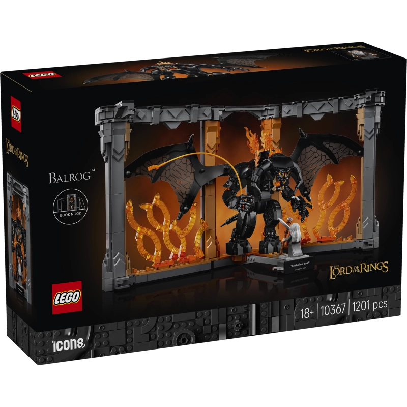 LEGO Icons سيد الخواتم Balrog Book Nook 10367