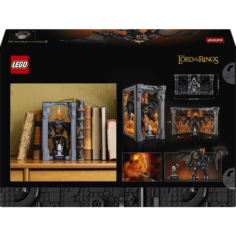 LEGO Icons سيد الخواتم Balrog Book Nook 10367