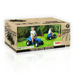 Dolu Ranchero Pedal Operated Tractor – Blue | Kids Ride-On Farm Tractor