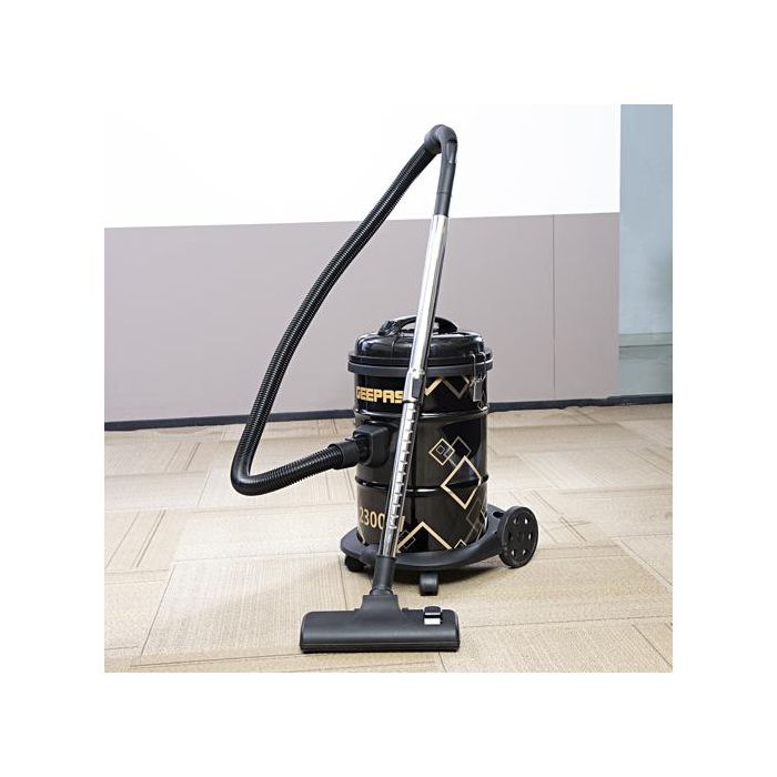 Geepas 2300W Drum Vacuum Cleaner with 21L Tank