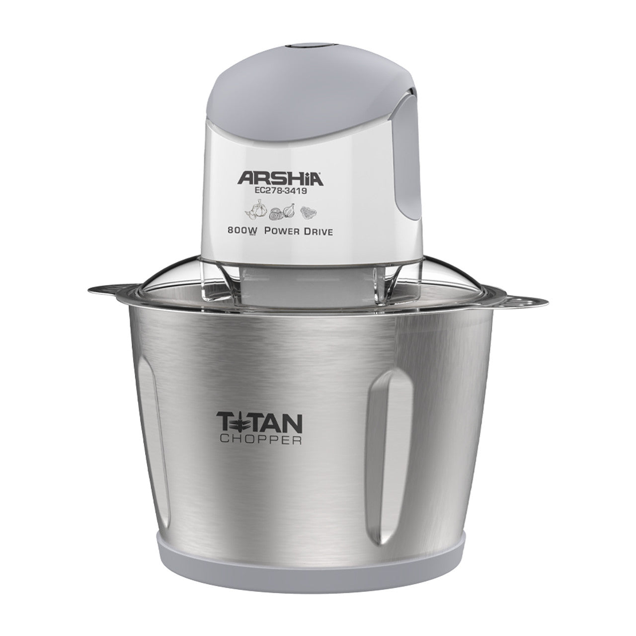 Arshia Electric Chopper 3L – 800W Power | Sharp & Durable