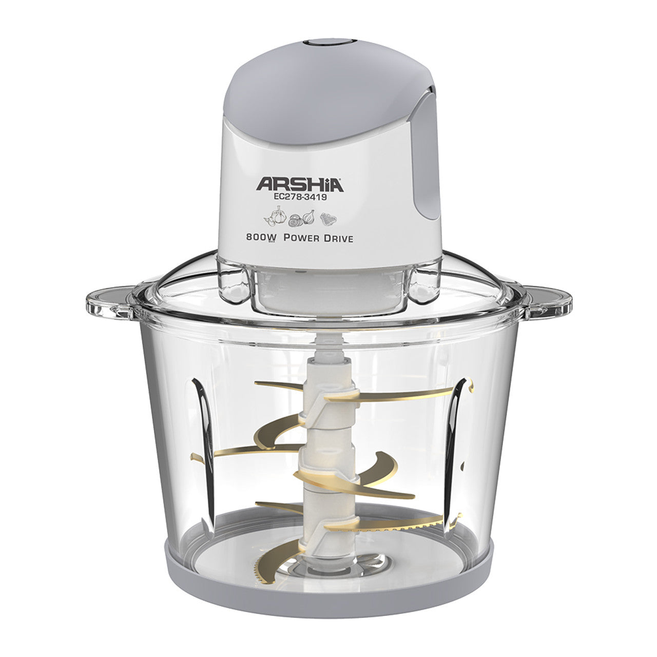 Arshia Electric Chopper 3L – 800W Power | Sharp & Durable