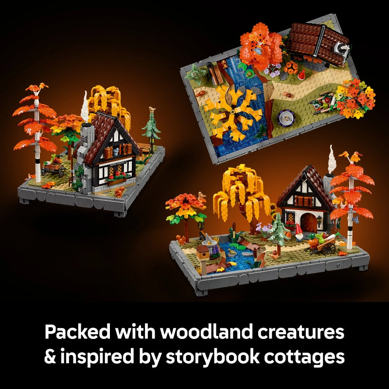 LEGO Icons Autumn Cottage Garden – 1102 Pieces | Set 11372