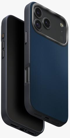 UNIQ Hybrid iPhone 17 Pro Max Magclick Charging Lyden Ds - Steel Blue (Steel Blue/Charcoal)