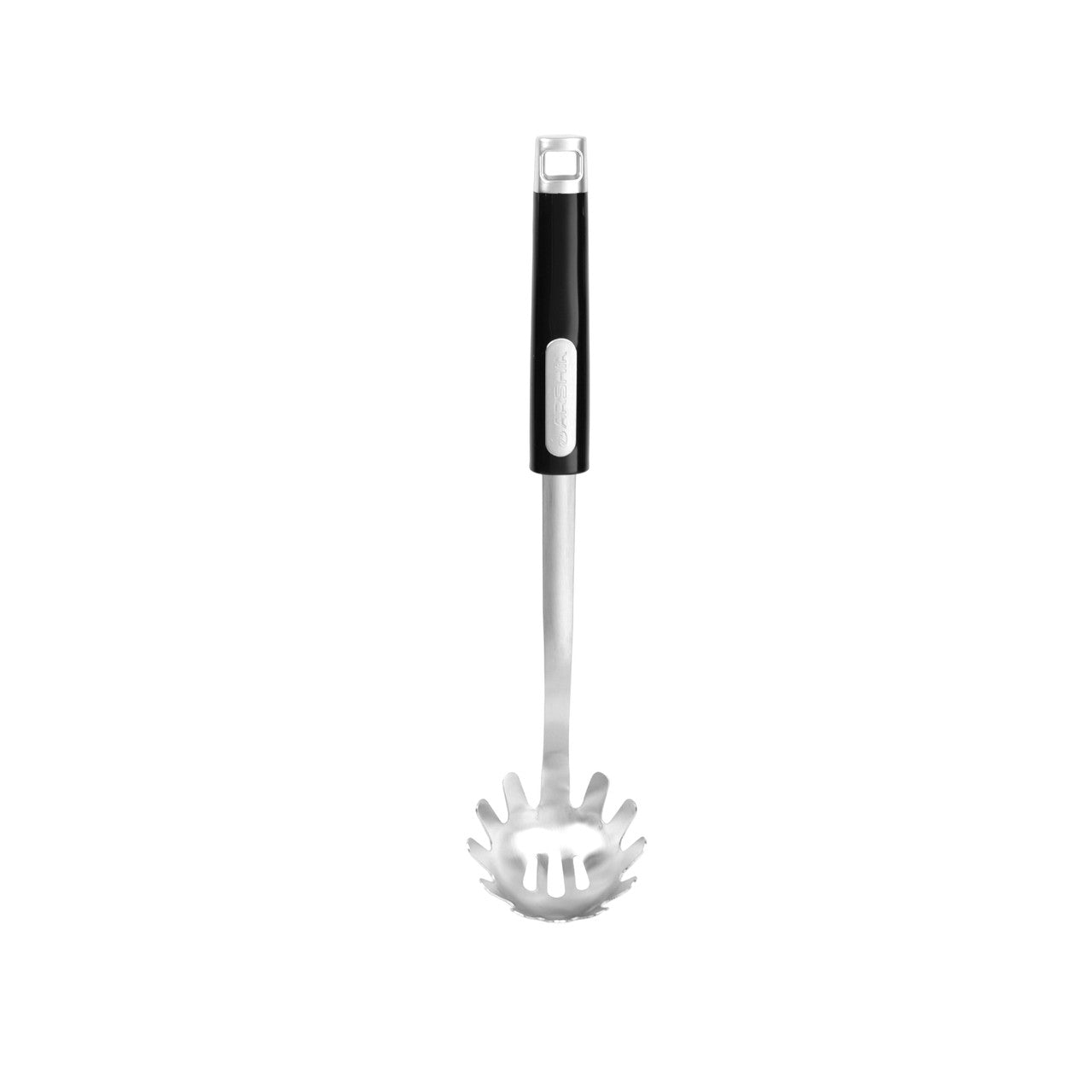 ملعقة Arshia ستانلس ستيل لتقديم السباغيتي مع مقبض مانع للانزلاق