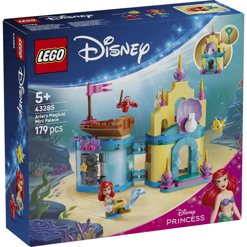 LEGO Disney قصر أرييل المصغر 43285 – 179 قطعة