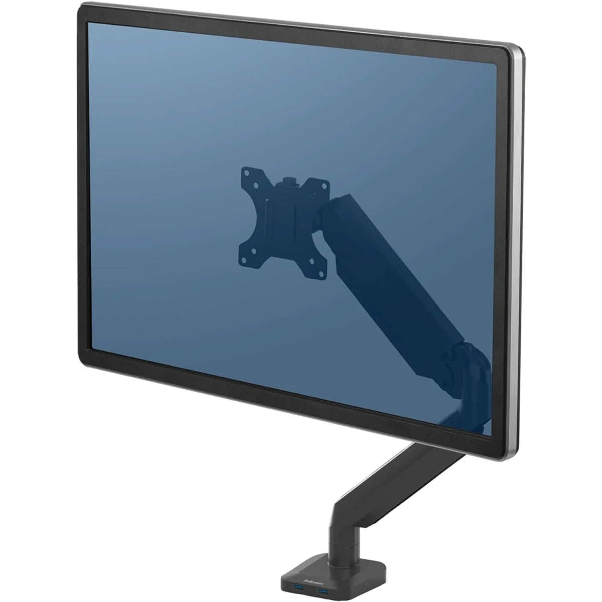 Fellowes Platinum Series Single Adjustable Monitor Arm - Black