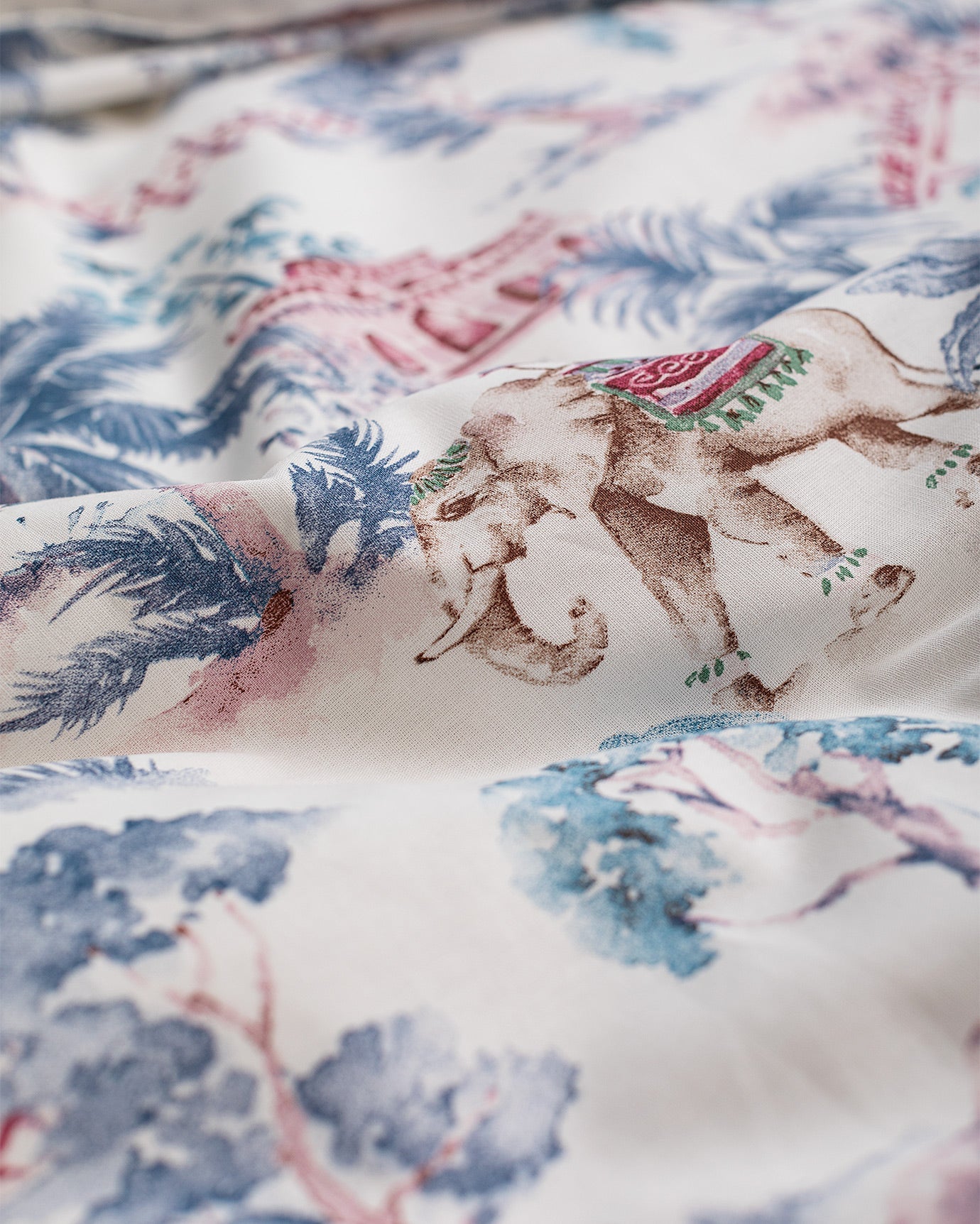 Iva Single Size Fitted Duvet Cover Set - Ranforce Patterned - Madame Coco JO