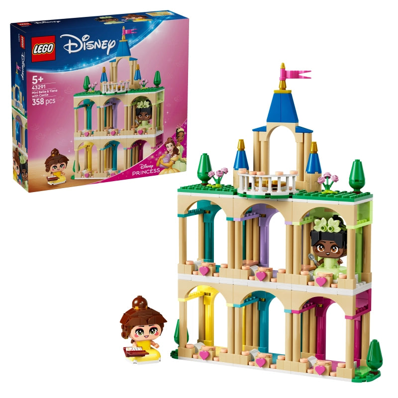LEGO Disney Mini Belle & Tiana with the Castle – 358 Pieces | Set 43291