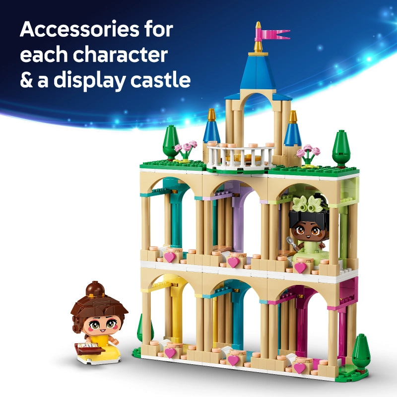 LEGO Disney Mini Belle & Tiana with the Castle – 358 Pieces | Set 43291