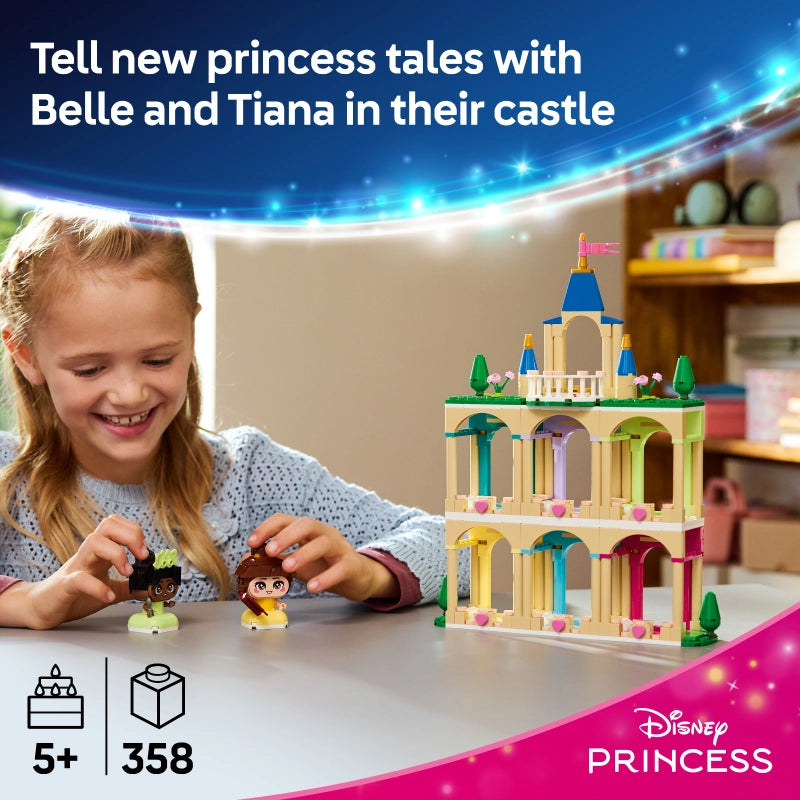 LEGO Disney Mini Belle & Tiana with the Castle – 358 Pieces | Set 43291