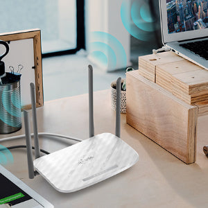 راوتر تي بي لينك اي سي 1200 اللاسلكي ثنائي النطاق - أبيض