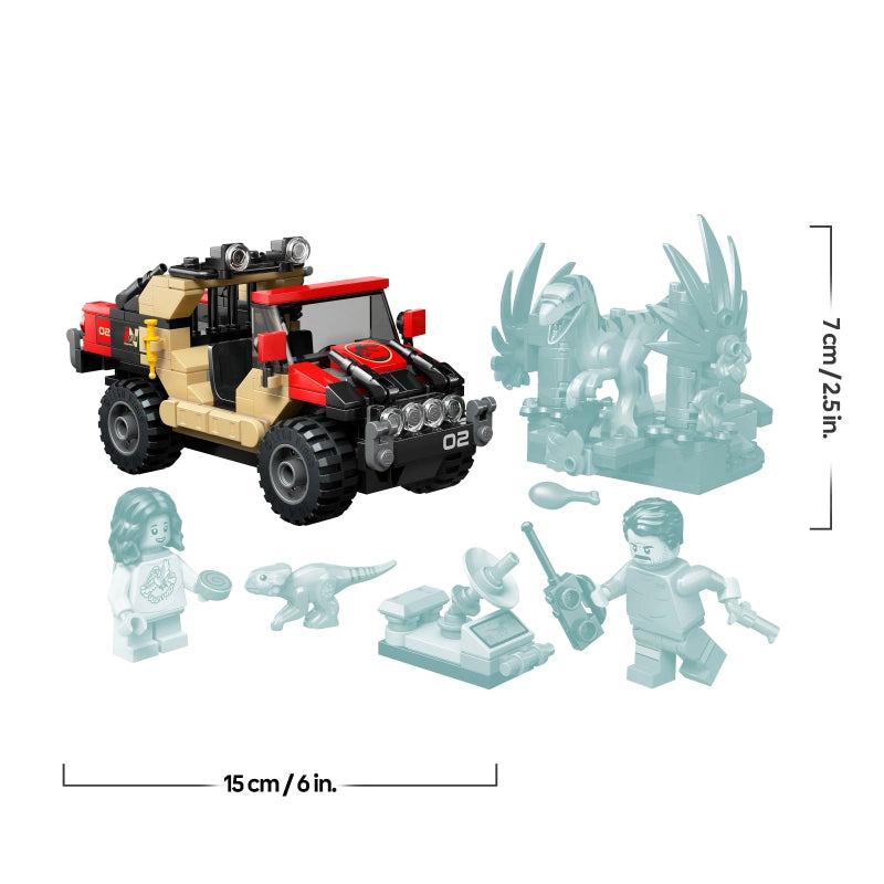 LEGO Jurassic World هروب الرابتور 76972 – 285 قطعة