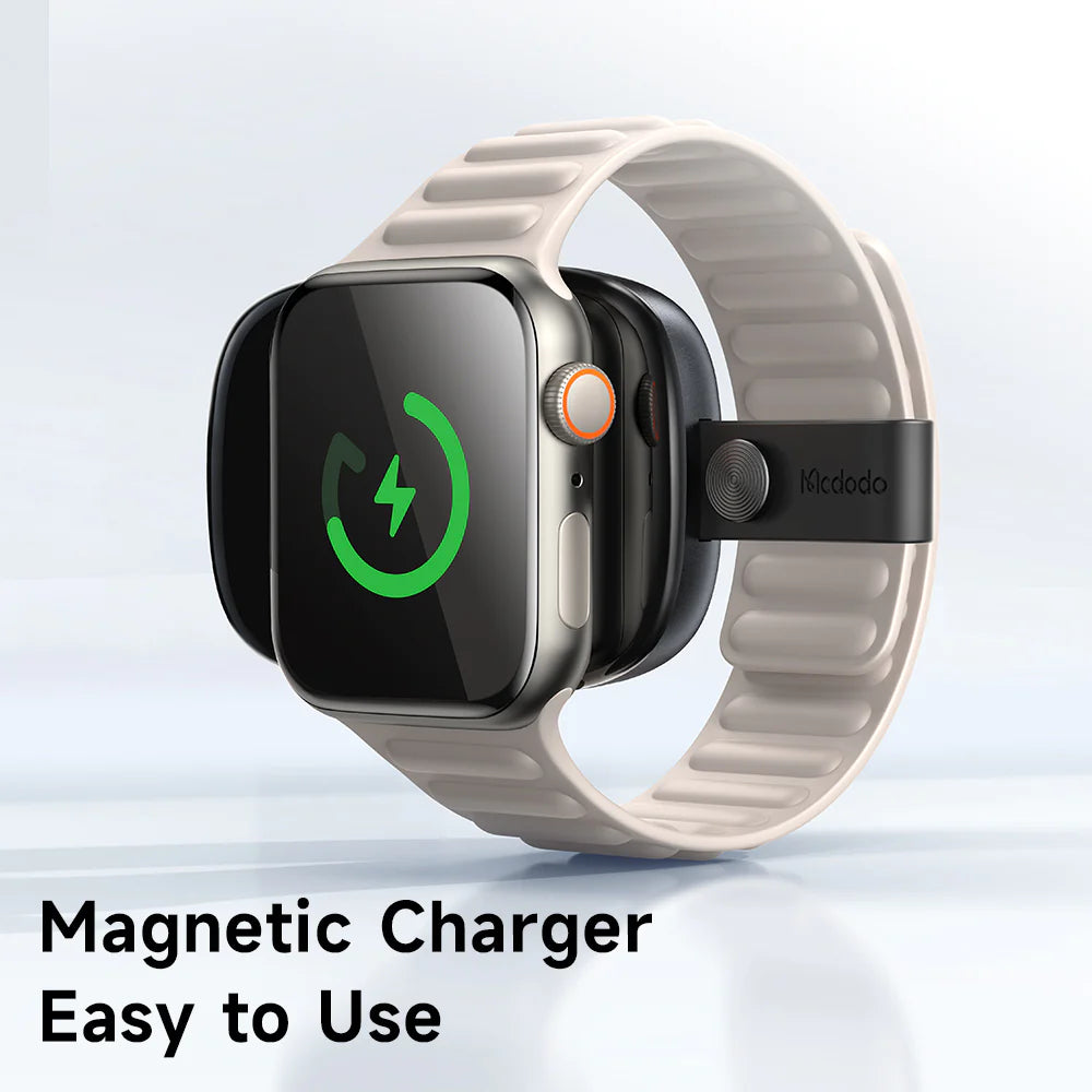 باور بانك محمول من مكدودو 2.5 وات 1200 مللي أمبير في الساعة لساعة أبل - أسود