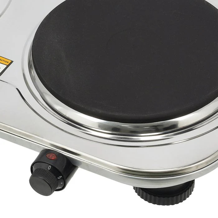 Geepas Double Hot Plate 2500W Stainless Steel Dual Plate