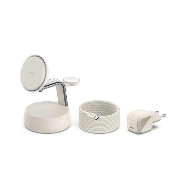 قاعدة شحن مغناطيسية Belkin UltraCharge Pro 3 في 1 WIZ040kqCH