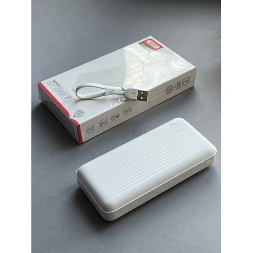 XO PB302 20000mAh Power Bank with LED Display – White