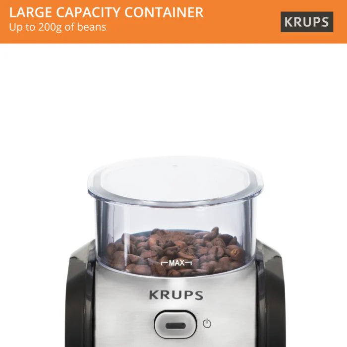 KRUPS GVX231 Expert Burr Grinder - Black
