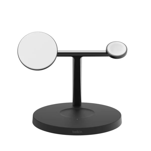 Belkin BoostCharge 3-in-1 Charging Dock with Qi2 MagSafe Charger WIZ032kqBK