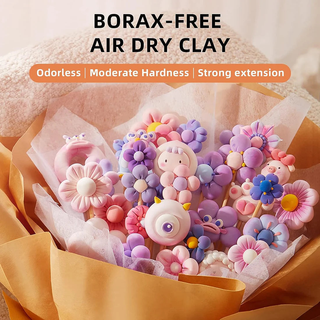 Mideer Borax Free Clay – 36 colors