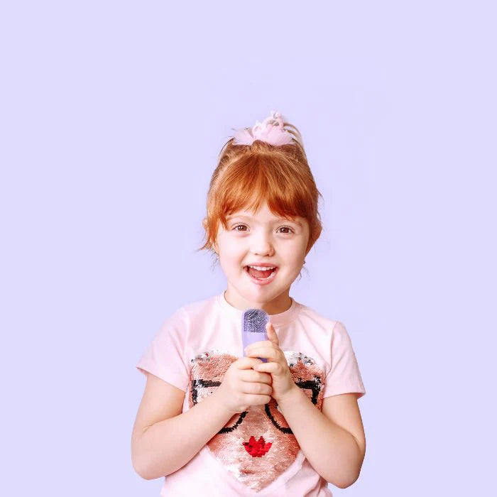 جهاز كاراوك myFirst Voice 2 للأطفال ميكروفون بنفسجي