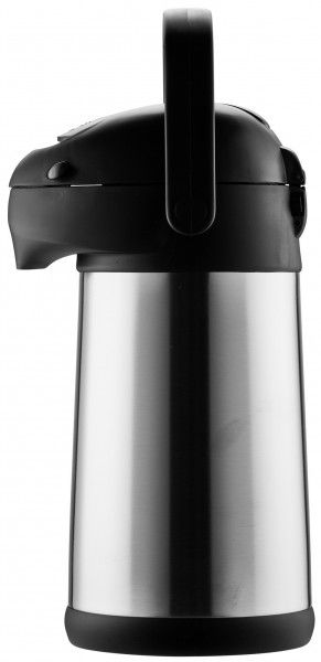 Helios Pire Thermos 2.5L – Sleek Steel & Black Finish