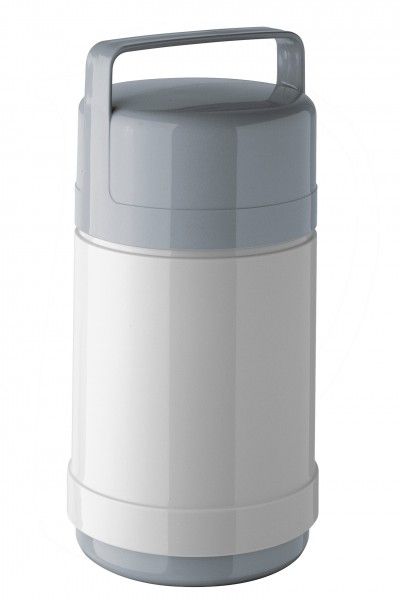 Helios Picnic Thermos 1L – Grey – Travel-Ready Insulated Flask