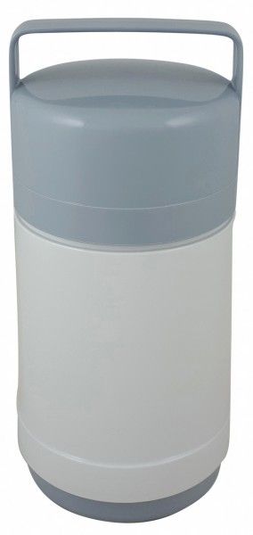 Helios Picnic Thermos 1L – Grey – Travel-Ready Insulated Flask