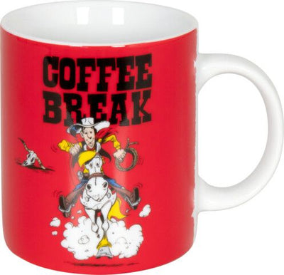 Konitz Lucky Luke Mug 300ml – Bold Red Design