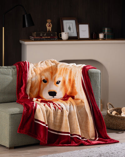 Chiot Printed Wellsoft Blanket - Madame Coco JO