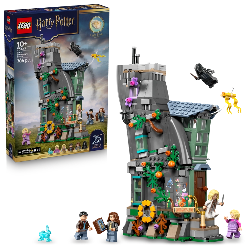 LEGO Harry Potter منزل لونا لوفغود 76467 – 764 قطعة