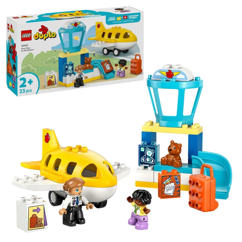 LEGO DUPLO أول رحلة للمطار 10443 – 23 قطعة
