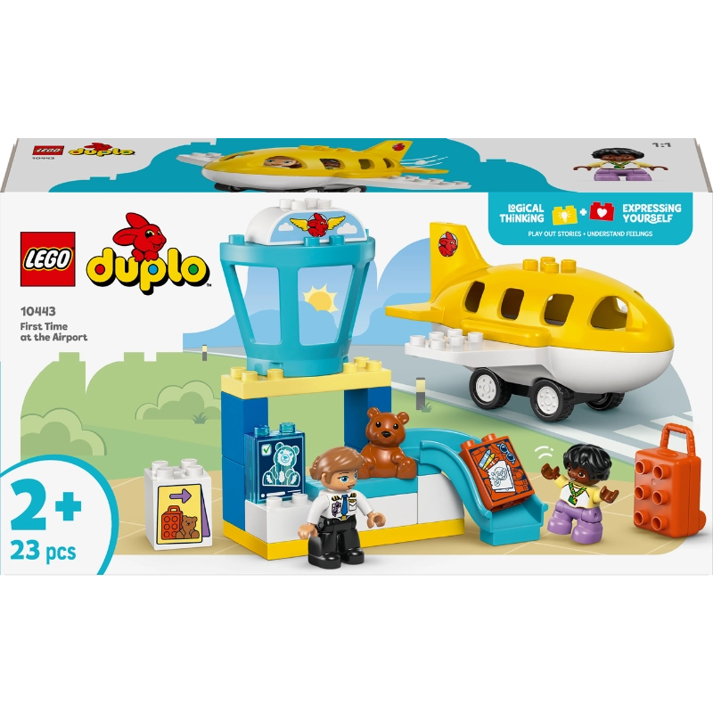 LEGO DUPLO أول رحلة للمطار 10443 – 23 قطعة