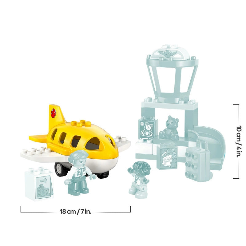 LEGO DUPLO أول رحلة للمطار 10443 – 23 قطعة