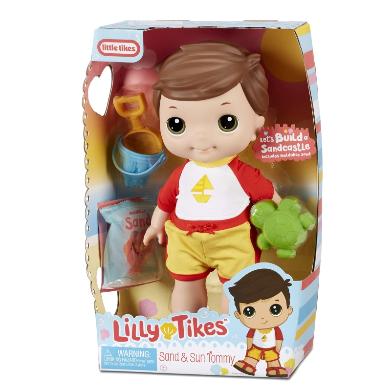 دمية شاطئ Little Tikes Tommy 12 إنش للعب الرمل